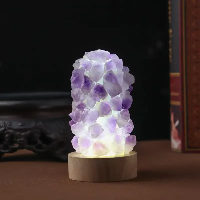 AmethystGlow | Calming Light & Energy Lamp