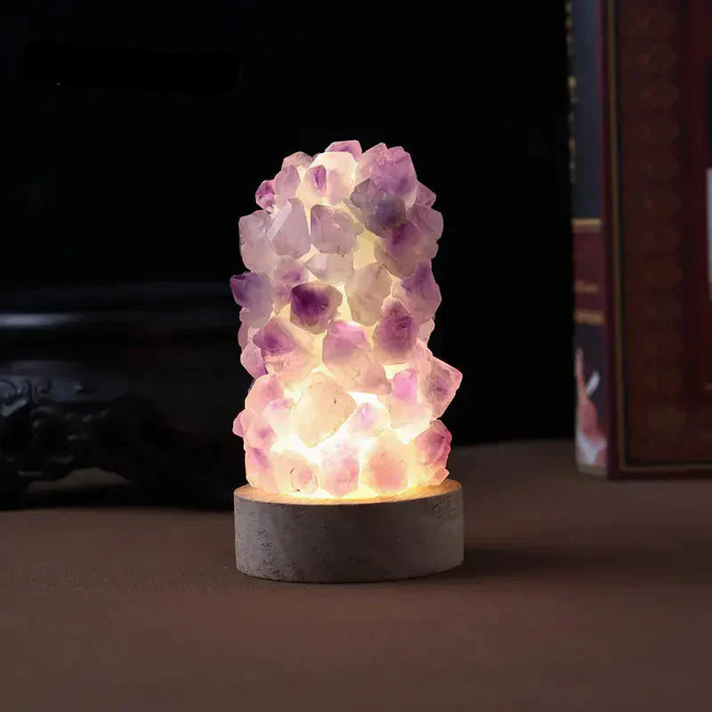 AmethystGlow | Calming Light & Energy Lamp