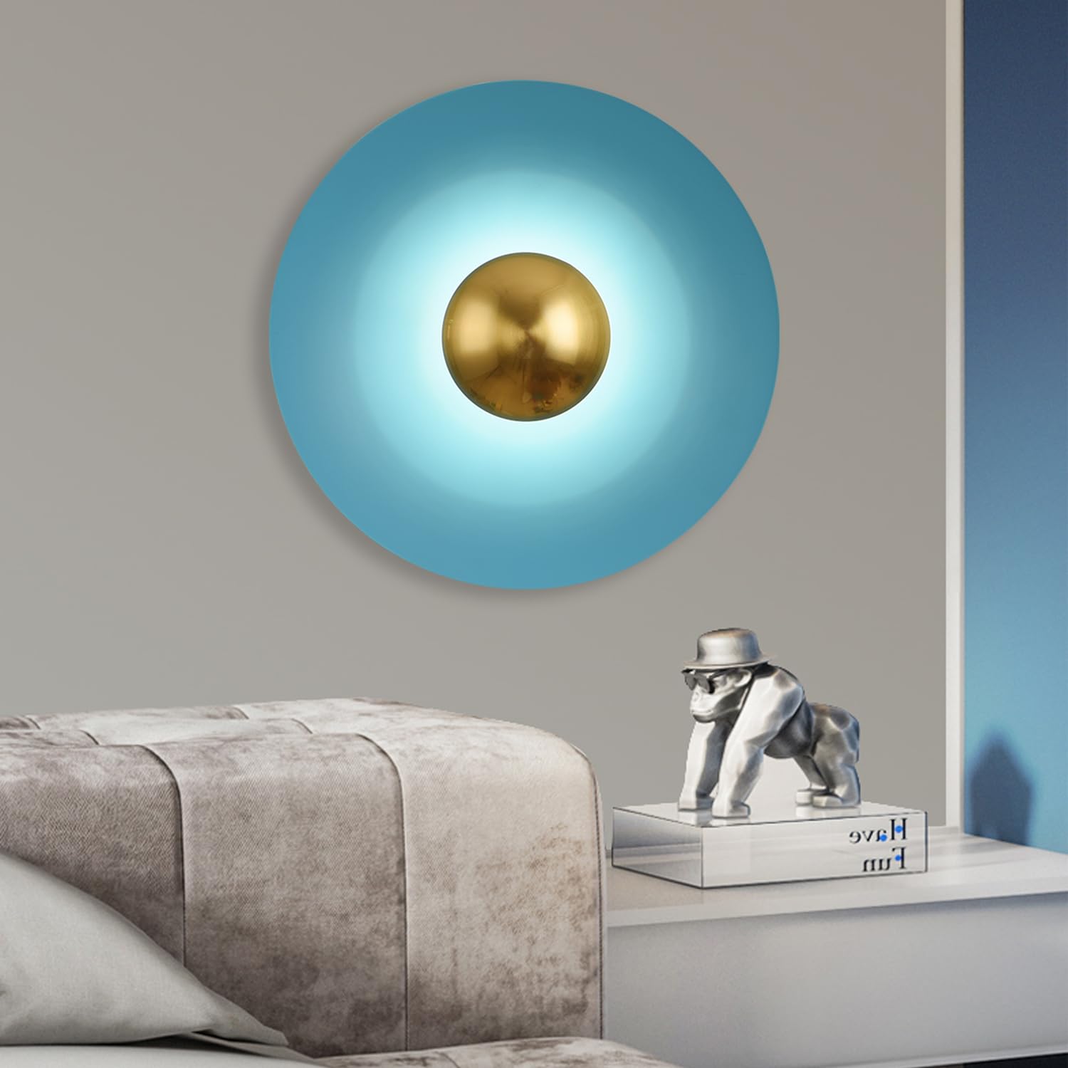 AuroraSphere | Radiant Halo Lamp