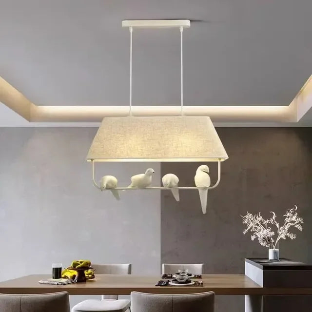 AviryGlow | Elegant Japanese Bird Pendant Lamp