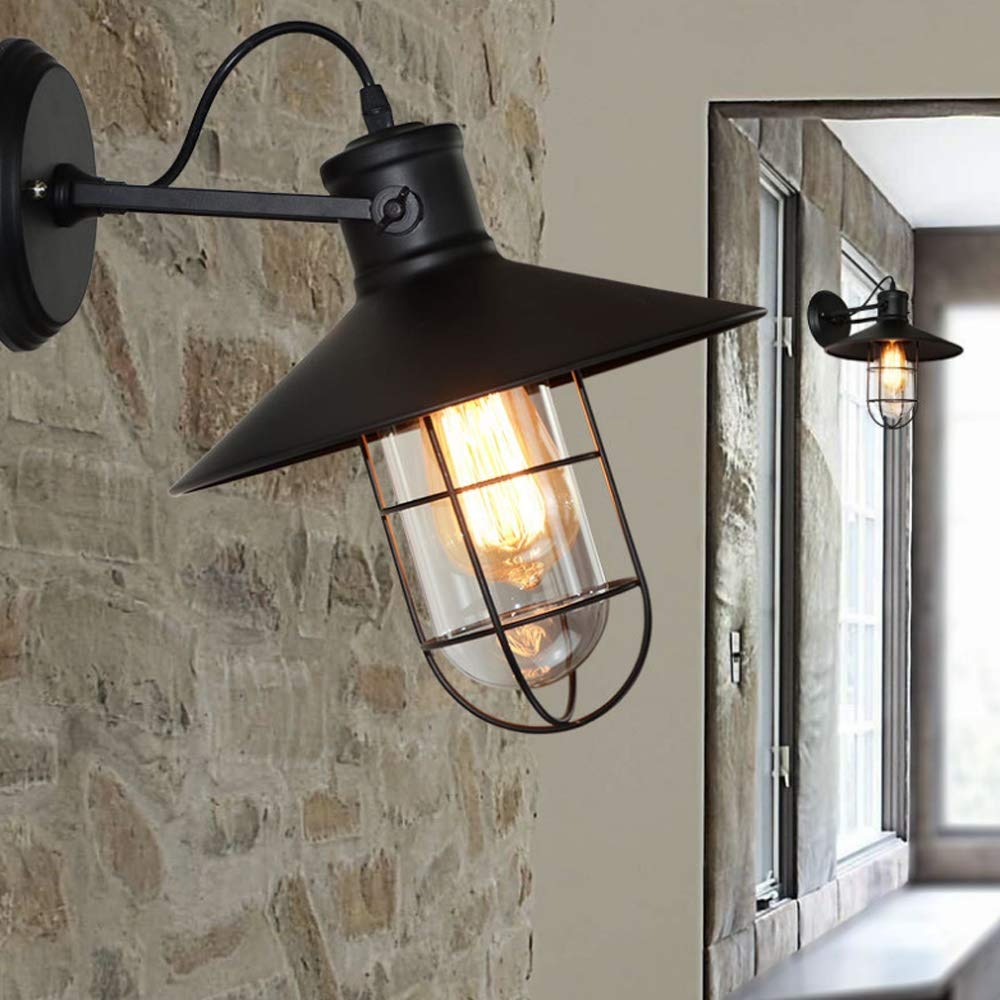 BarnBright | Classic Cage Design Wall Lamp