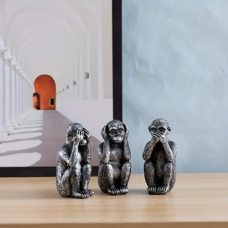 BlissCraft | Classic & Vintage Monkey Figurine Decoration