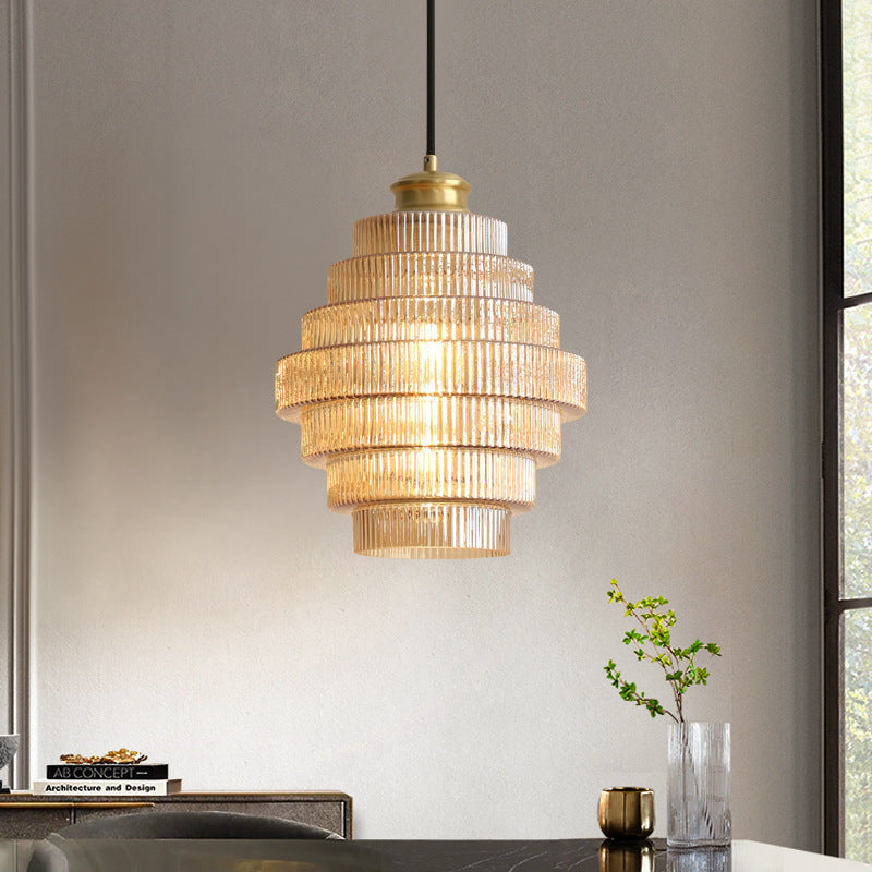 BrassCharm | Elegant Glass Bottle Lamp