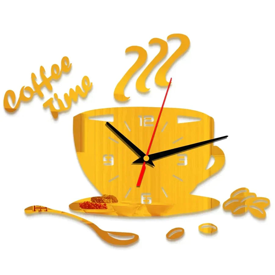 BrewTime | Elegant Coffee Cup Clock