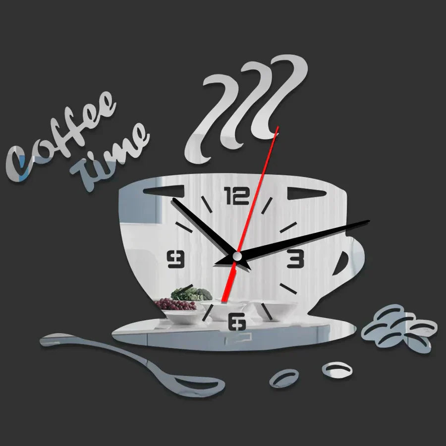 BrewTime | Elegant Coffee Cup Clock
