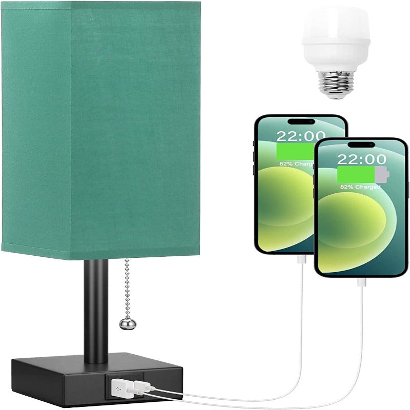 BrightLink | Table Lamp with Dual USB Ports