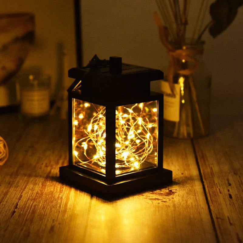 BrillianceGlow | Retro & Elegant Solar Lamp for the Garden