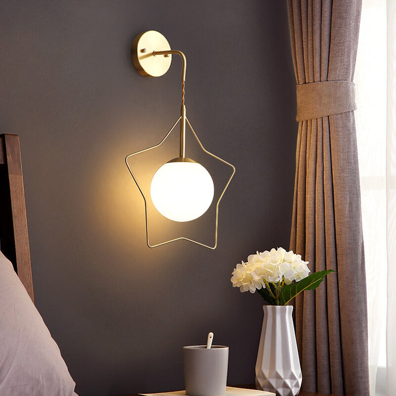 CelestialSphere | Elegant Star-Shaped Wall Lamp