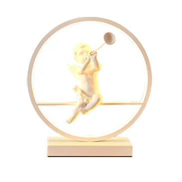 CherubGlow | Serene Angels LED Table Lamp