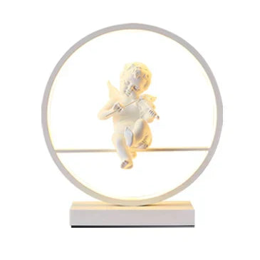 CherubGlow | Serene Angels LED Table Lamp