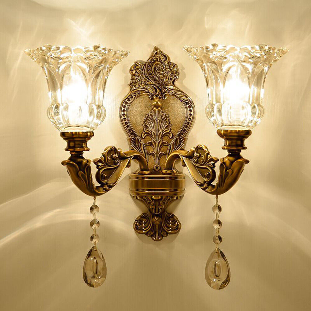 ClassicGleam | Vintage Gold Wall Lamp