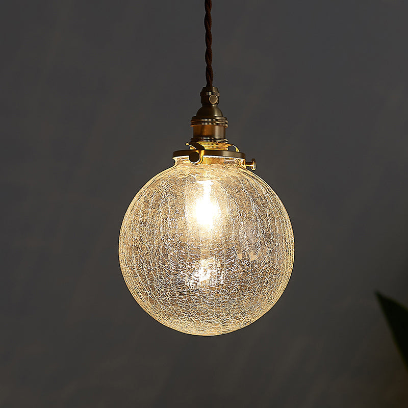 ClearSphere | Sleek Industrial Glass Pendant Light