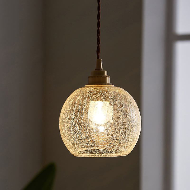 ClearSphere | Sleek Industrial Glass Pendant Light