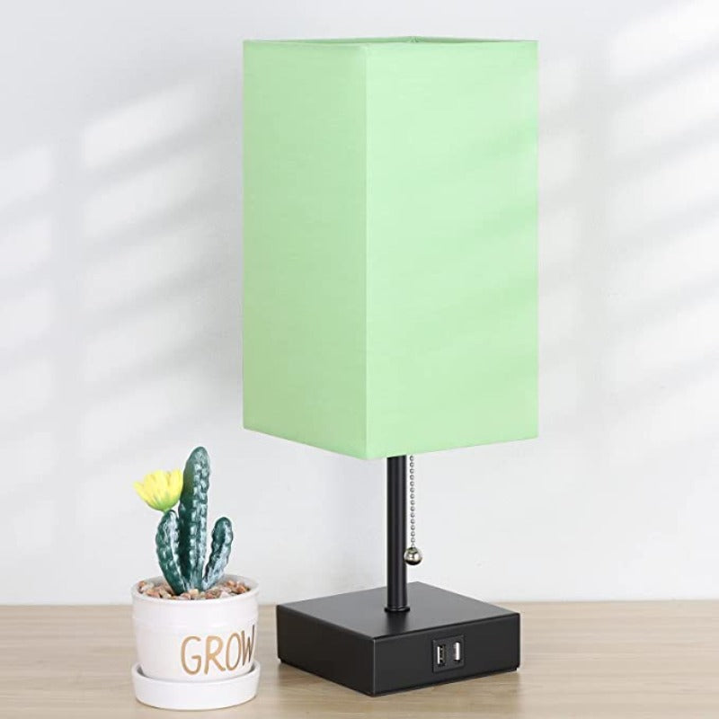 CozyGlow | Table Lamp with Dual USB Port