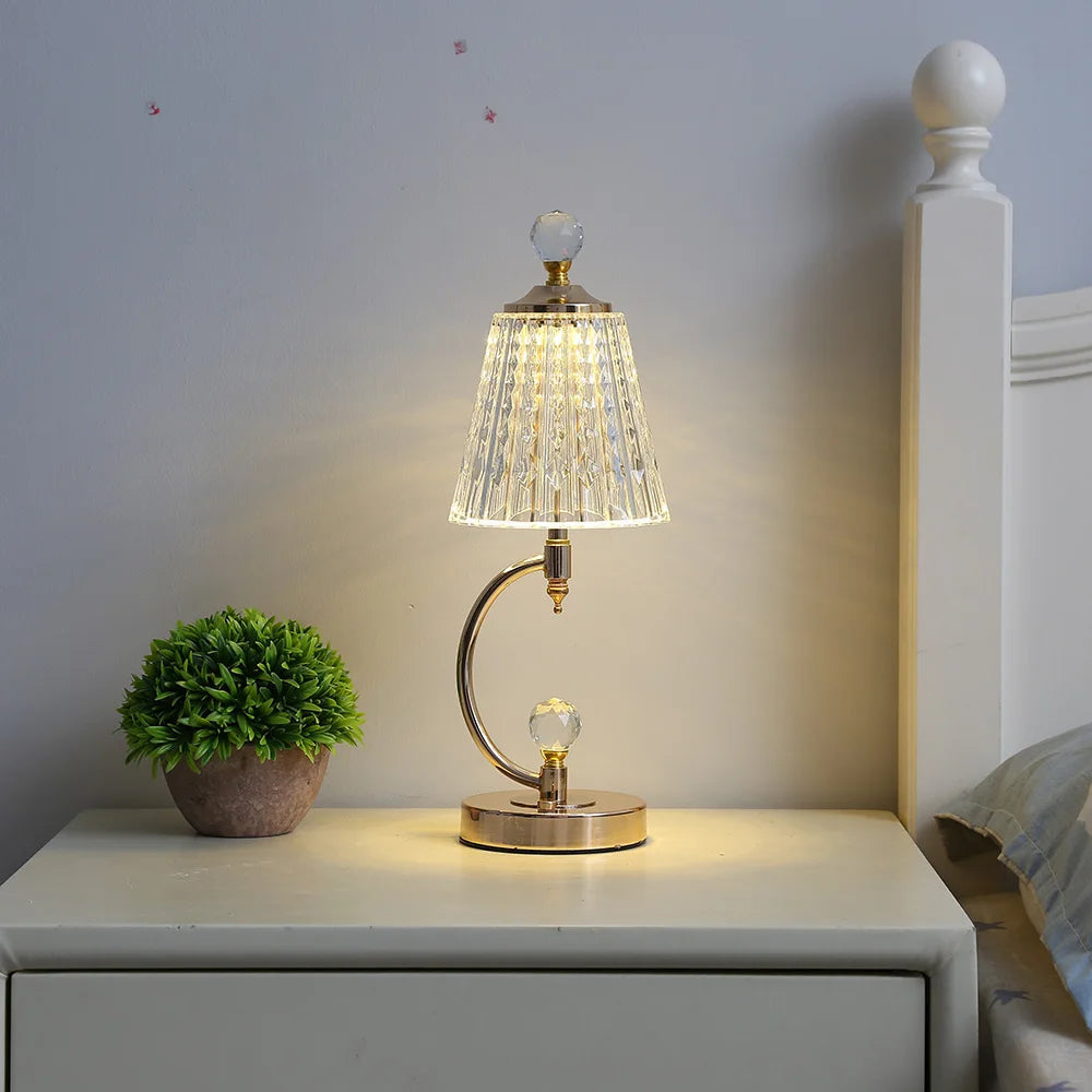 CrystalBeam | Golden Crystal Lamp
