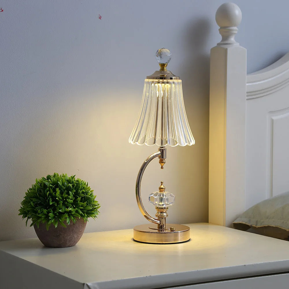 CrystalBeam | Golden Crystal Lamp