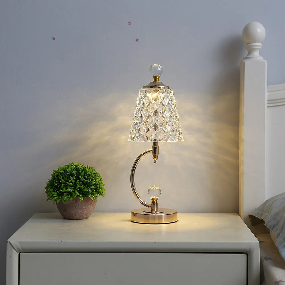 CrystalBeam | Golden Crystal Lamp
