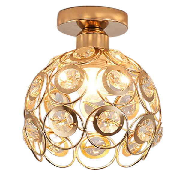CrystalGleam | Shimmering Crystal Ceiling Light