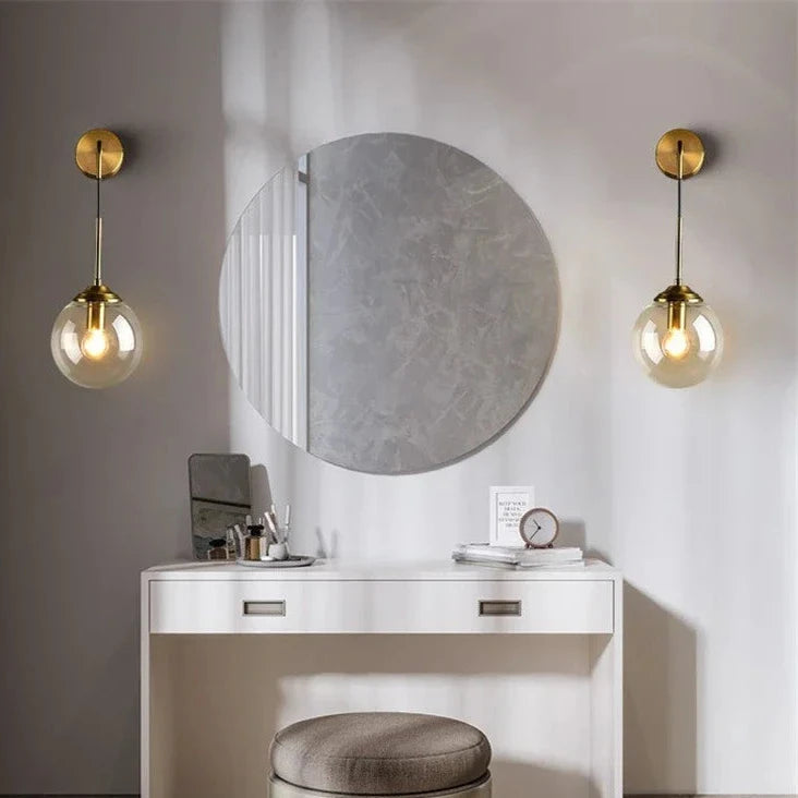 CrystalGlow | Modern Scandinavian Wall Lamp