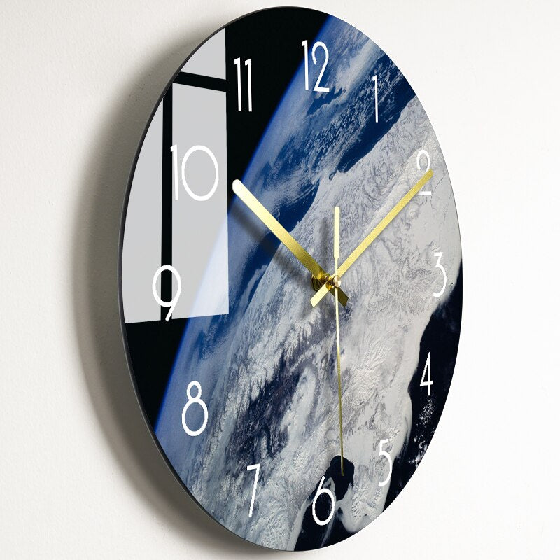CrystalTime | Minimalist Glass Wall Clock