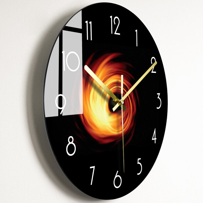 CrystalTime | Minimalist Glass Wall Clock