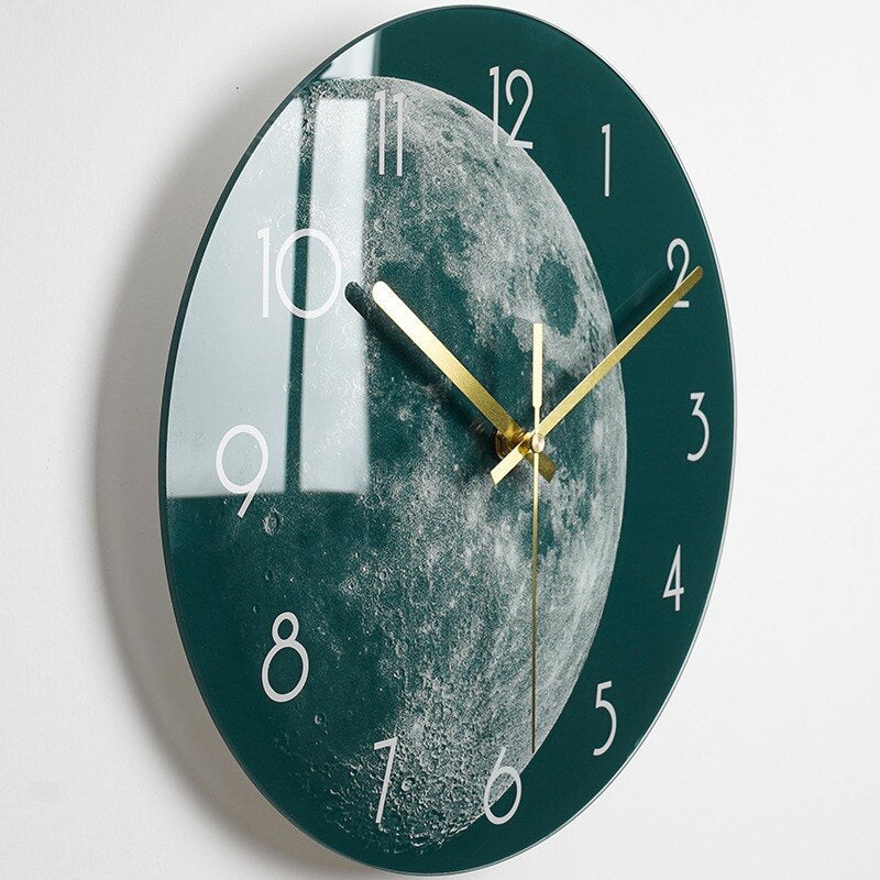 CrystalTime | Minimalist Glass Wall Clock
