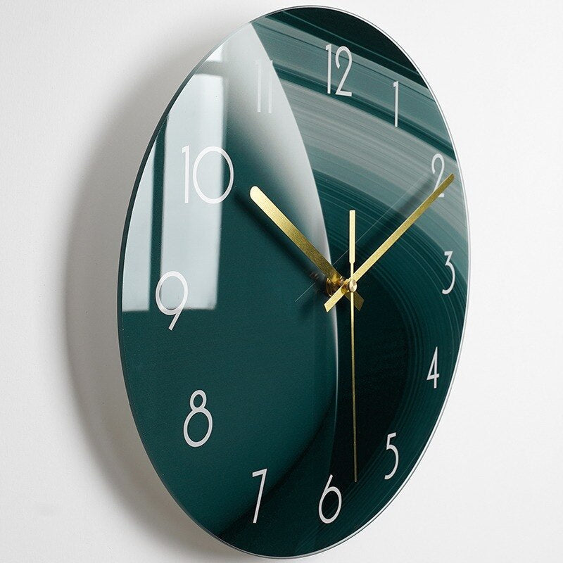 CrystalTime | Minimalist Glass Wall Clock