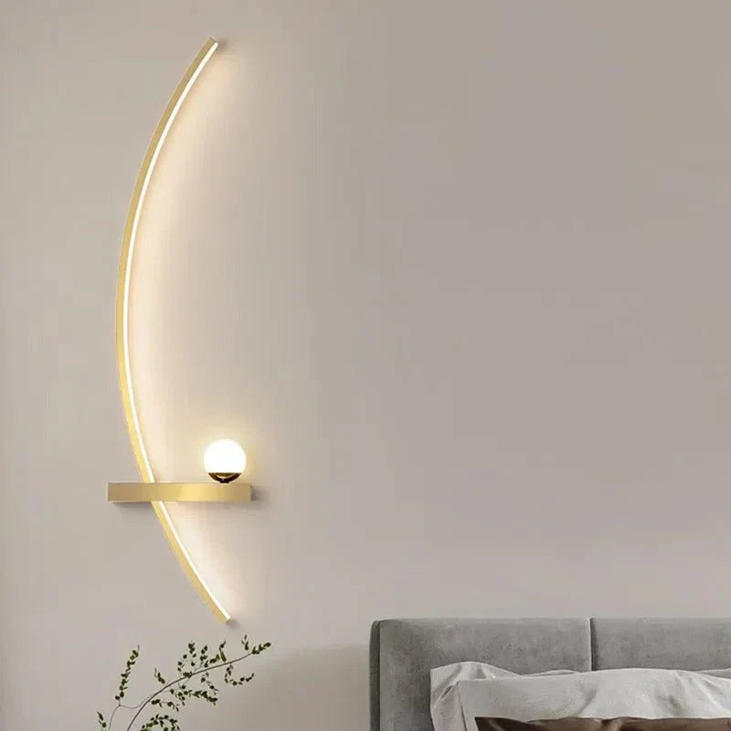 CurvaGlow | Elegant LED Wall Lamp