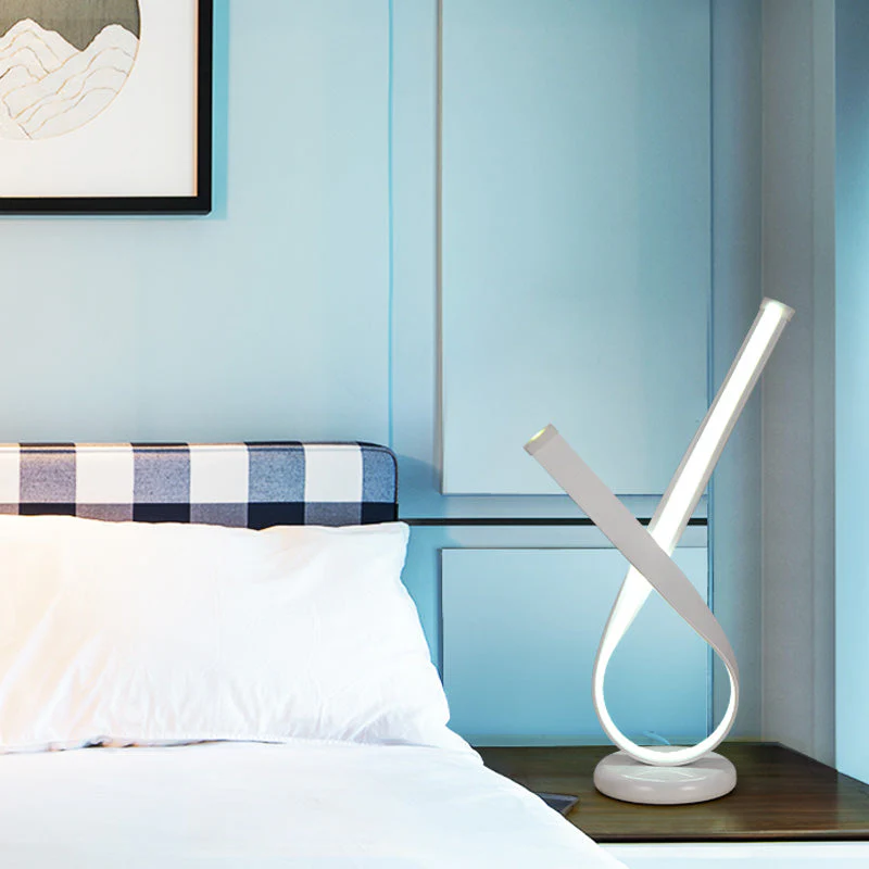 CurveLux | Artistic Curved LED Table Lamp