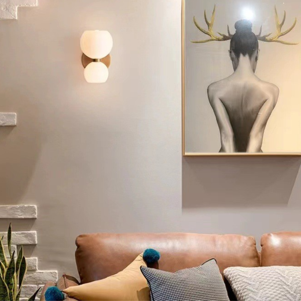 DuoGlow | Minimalist Double LED Wall Lamp