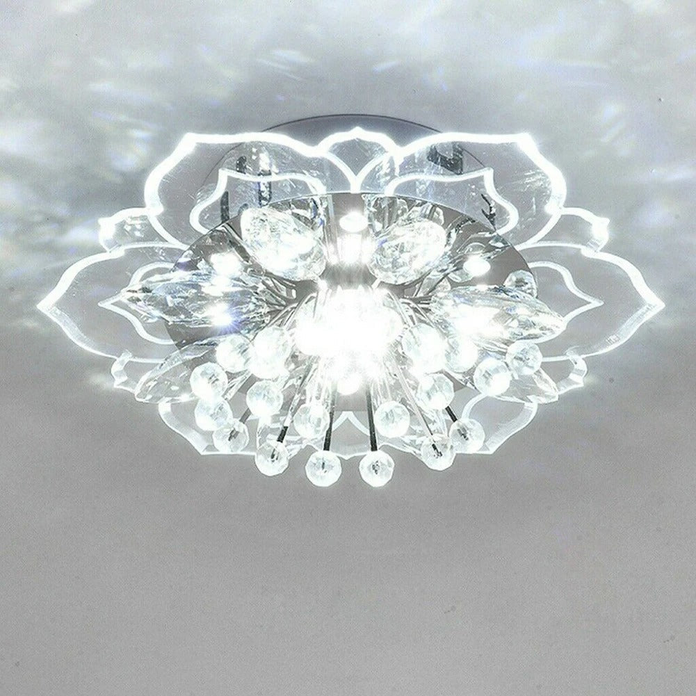 FlowerGlow | Luxurious LED Crystal Chandelier