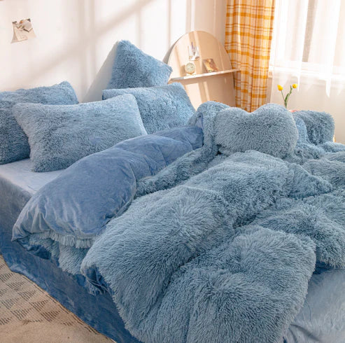 FluffCandy | Luxurious Long-Haired Duvet Cover for Winter Warmth