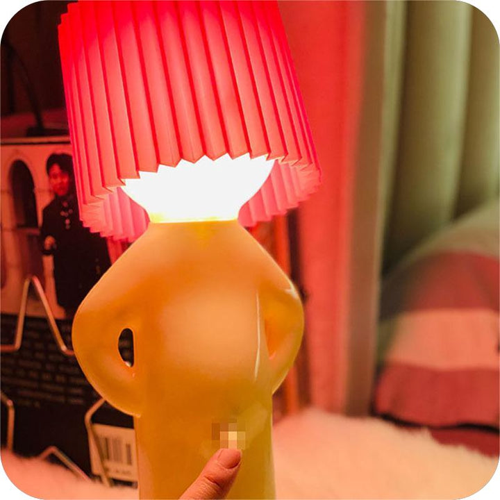 FunnyPal | quirky table lamp with colourful shade and E27 LED light