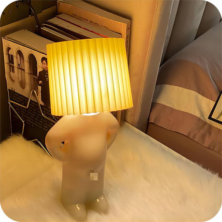FunnyPal | quirky table lamp with colourful shade and E27 LED light