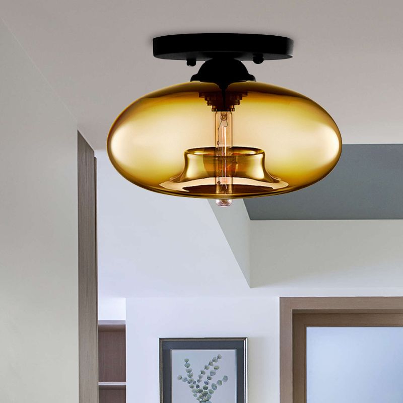 GarnetGlow | Instant Attention-Grabbing Ceiling Light