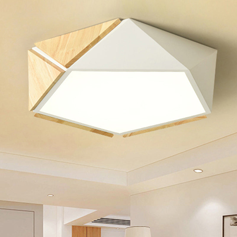 GeometricGlow | Modern Geometric Ceiling Light