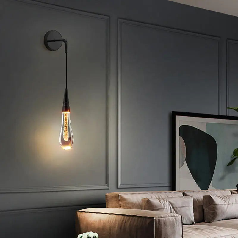 GildedTear | Elegant Drop Wall Lamp