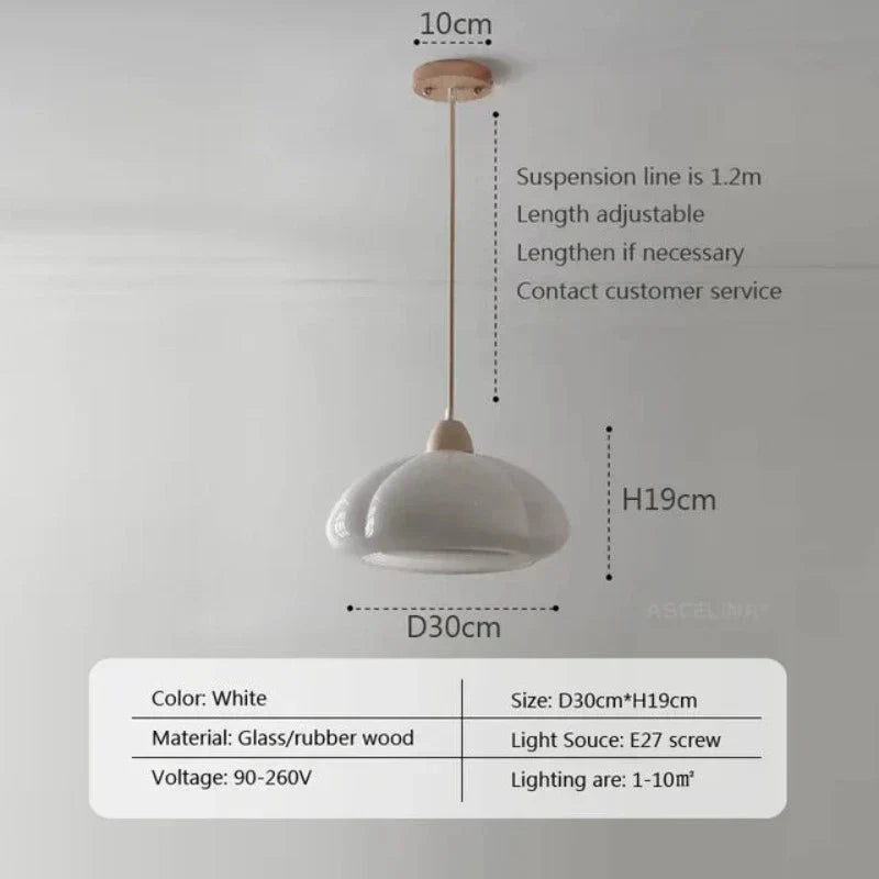 GlanzGlow | Enchanting Creamy Pendant Light
