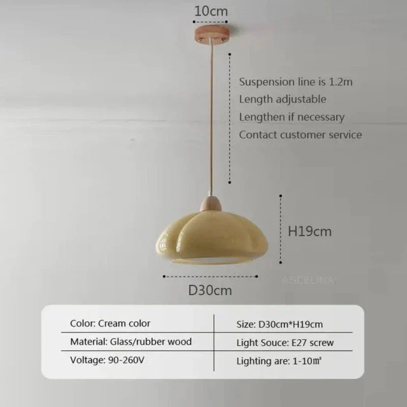 GlanzGlow | Enchanting Creamy Pendant Light