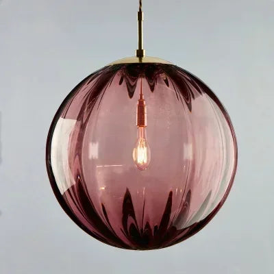 GlassOrb | Modern ceiling lamp in glass with integrated LED