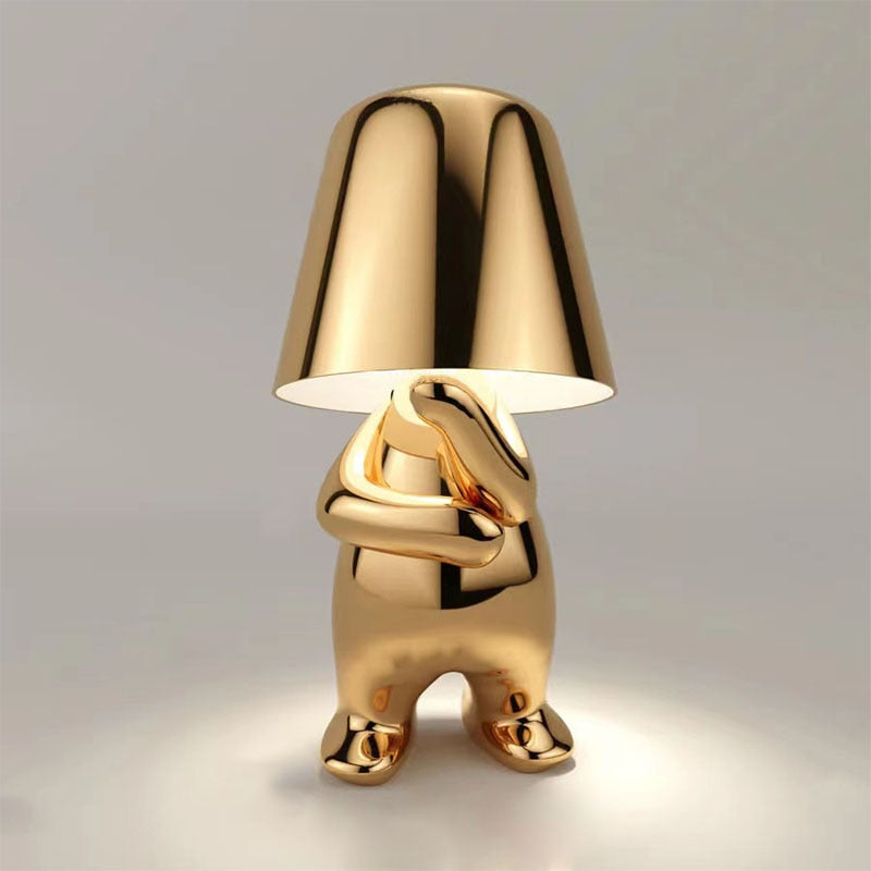 GleamBuddy | Elegant Metallic Table Lamp