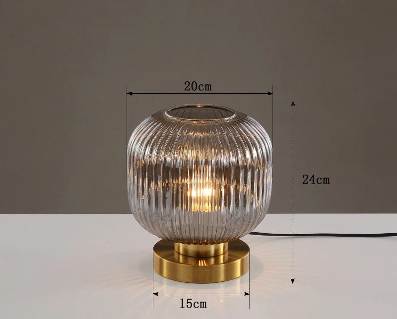 GleamGlass | Elegant Glass Lamp