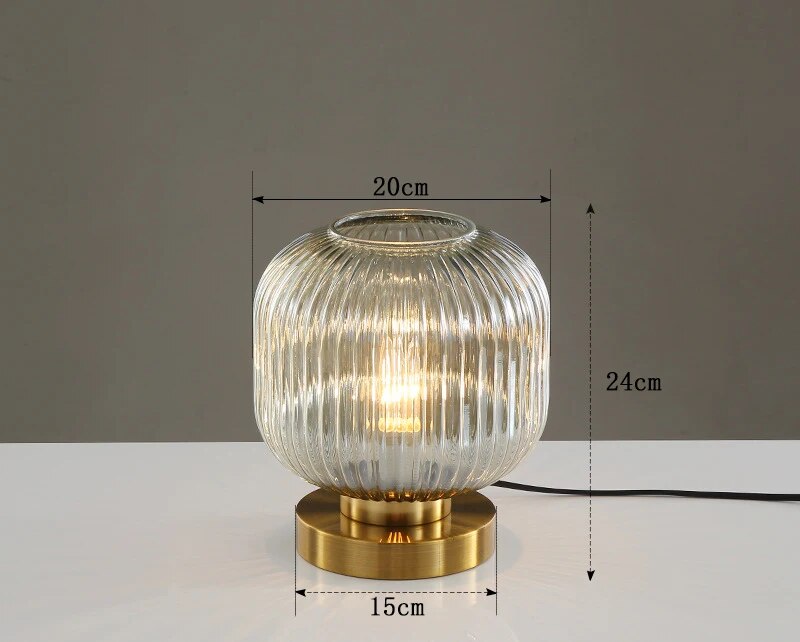 GleamGlass | Elegant Glass Lamp