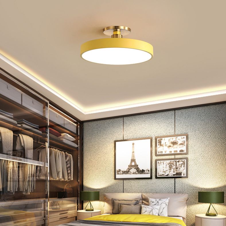 GleamLuxe | Modern Round Ceiling Lamp