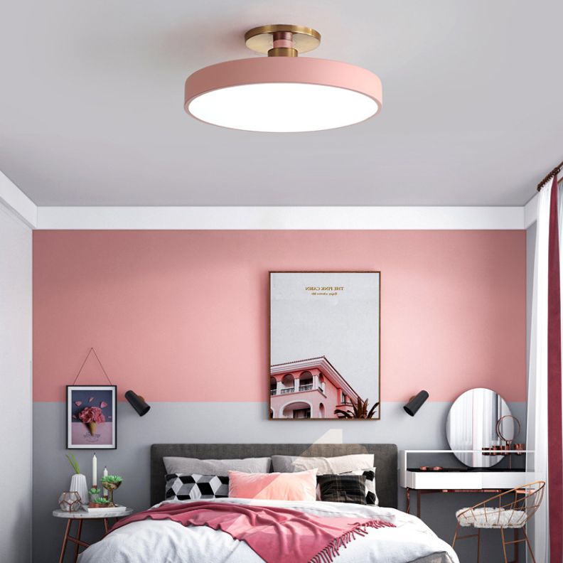 GleamLuxe | Modern Round Ceiling Lamp