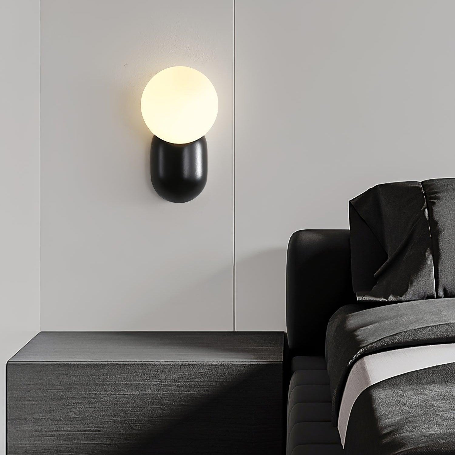 GlowGlass | Resin LED Wall Lamp