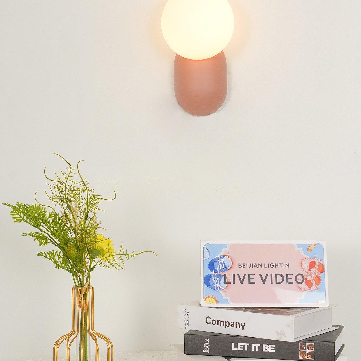 GlowGlass | Resin LED Wall Lamp