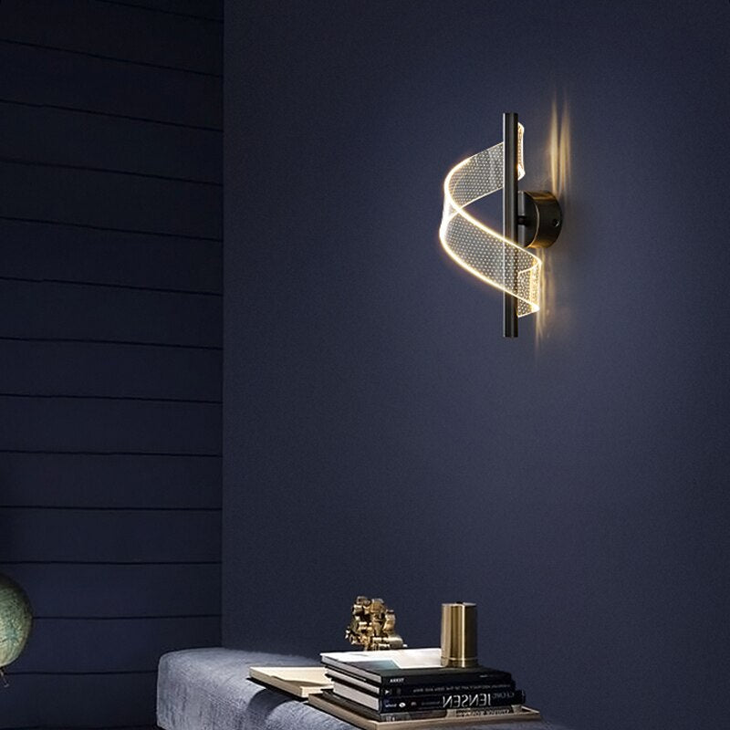 GlowPillar | Luxurious Glass Wall Lamp