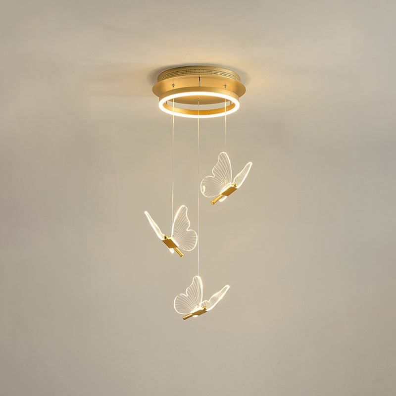 GoldenTwist | Elegant Spiral LED Pendant Light
