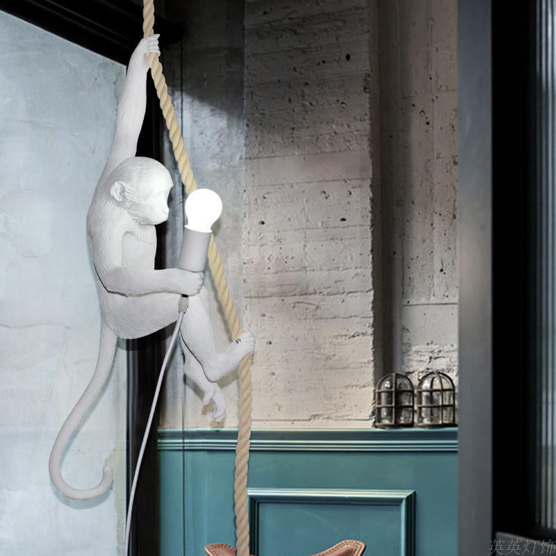 JungleGlow | Modern Ceiling Lamp with Monkey